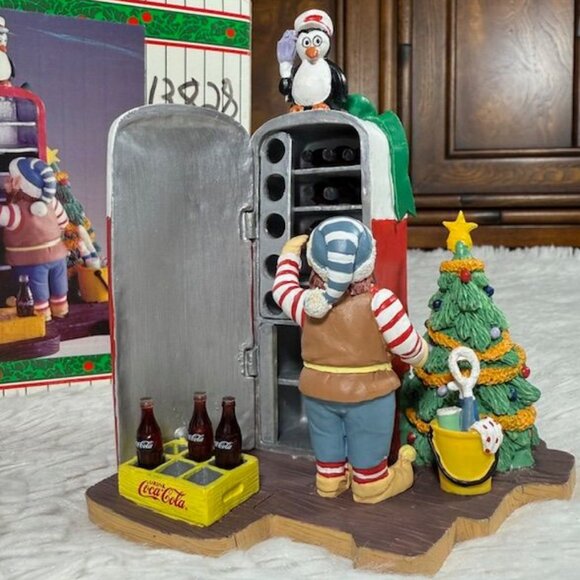 Vintage Coca-Cola 'An Elf's Favorite Chore' North Pole Bottling Works #71002 - Picture 1 of 16